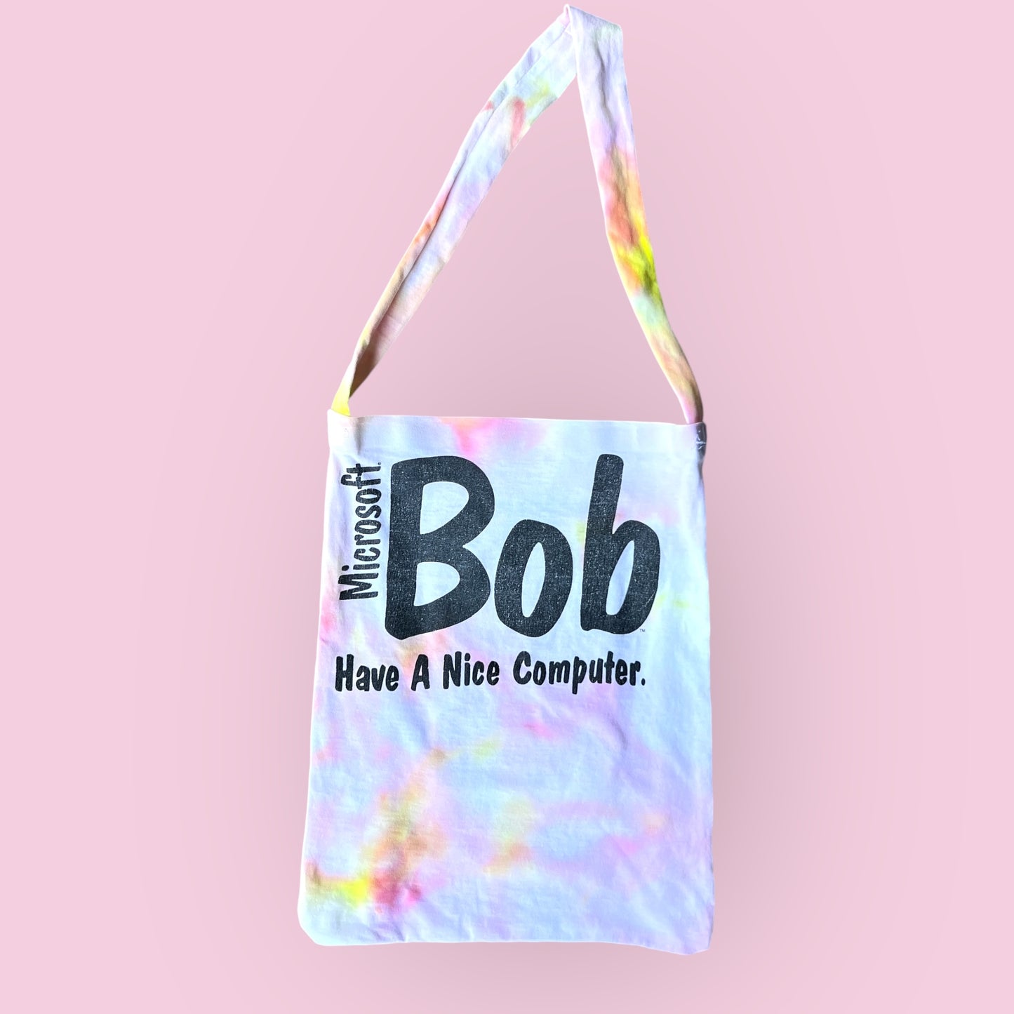 Up-Cycled Smiley Bob Tote