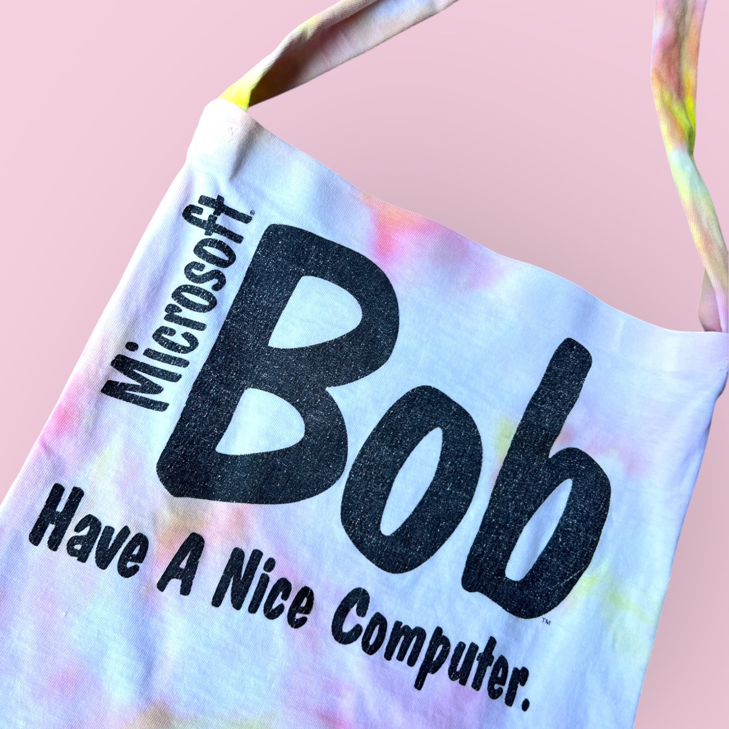 Up-Cycled Smiley Bob Tote
