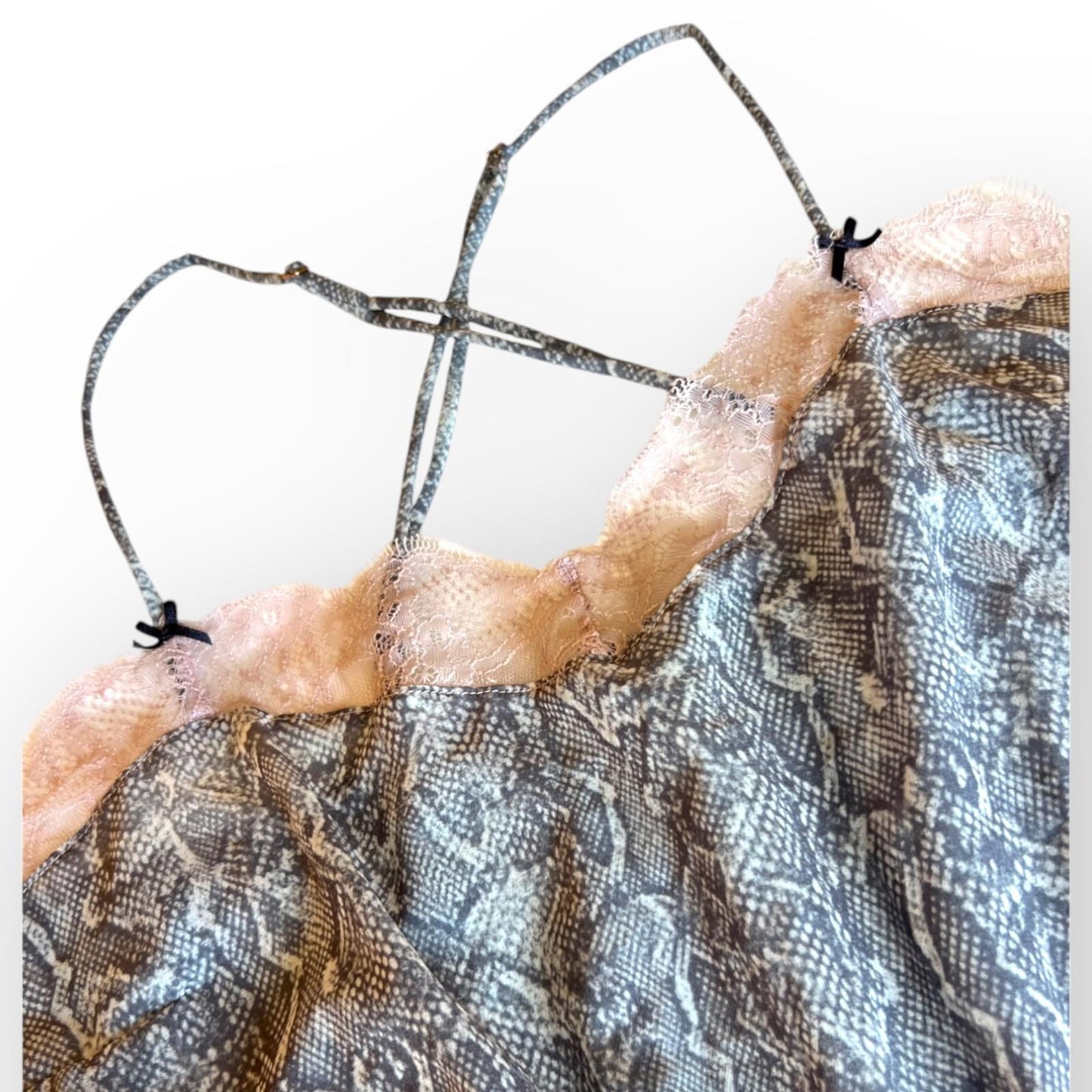 Elle Macpherson Intimates "WILD" ANIMAL PRINT LACE PLAYSUIT – SIZE M