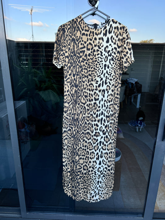 Zara animal print dress- L