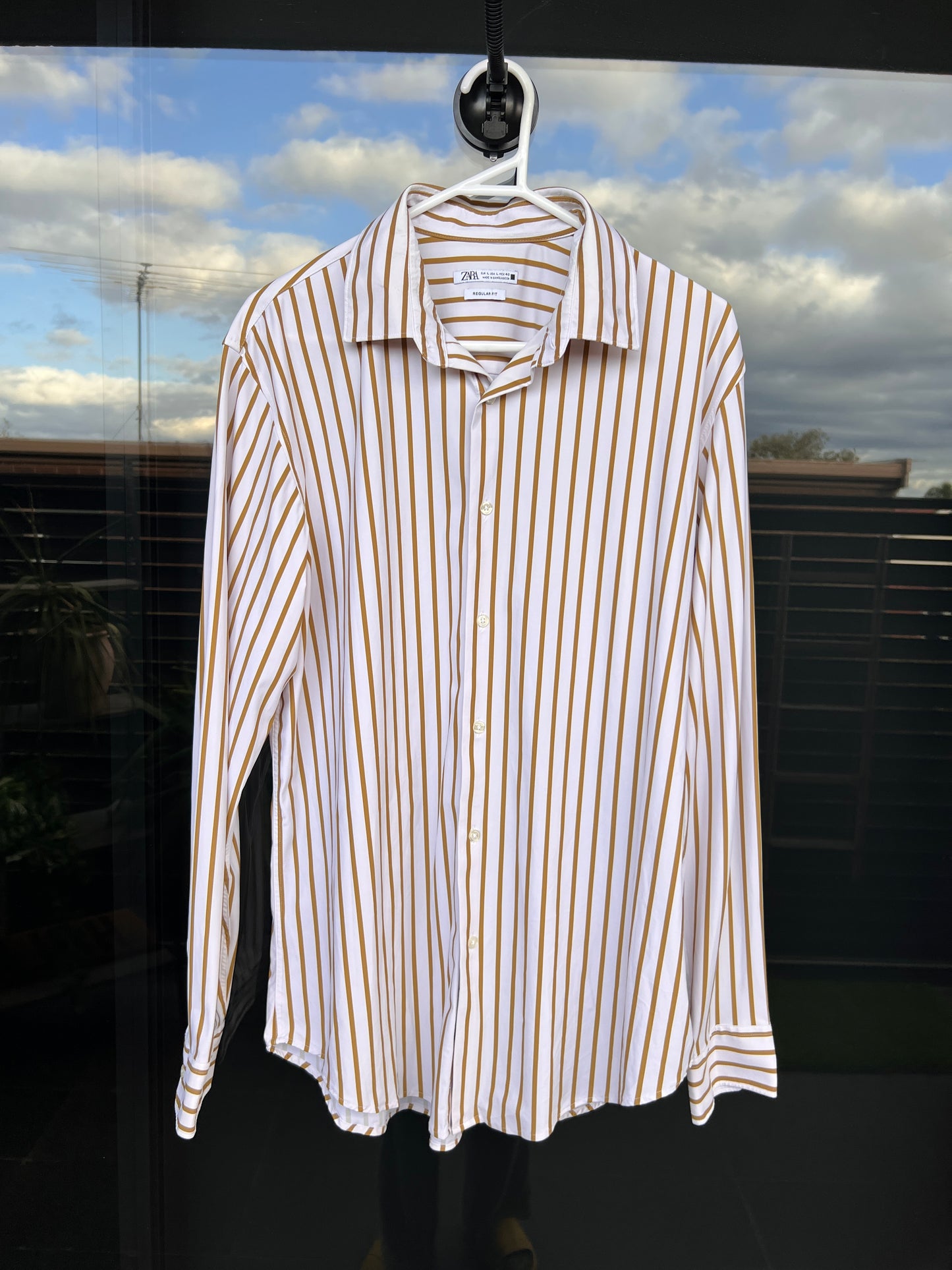 Zara oversized button up- L