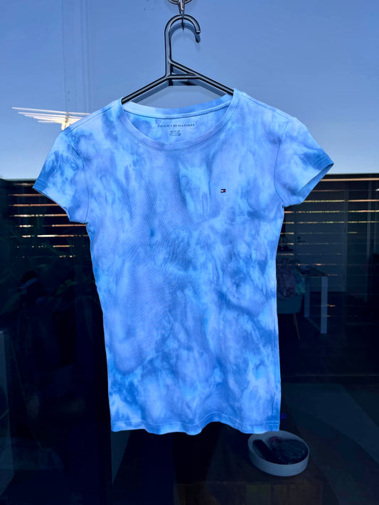 Ice-dye Tommy tee-XS