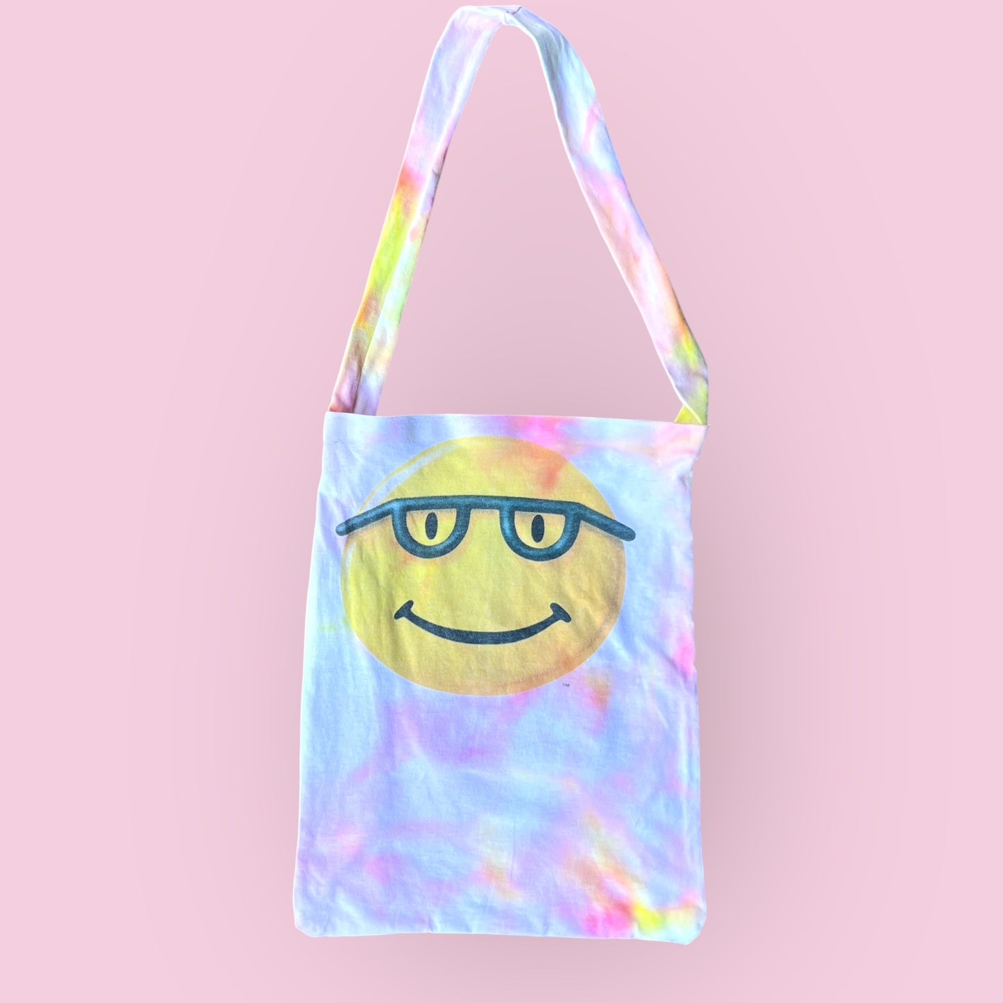 Up-Cycled Smiley Bob Tote