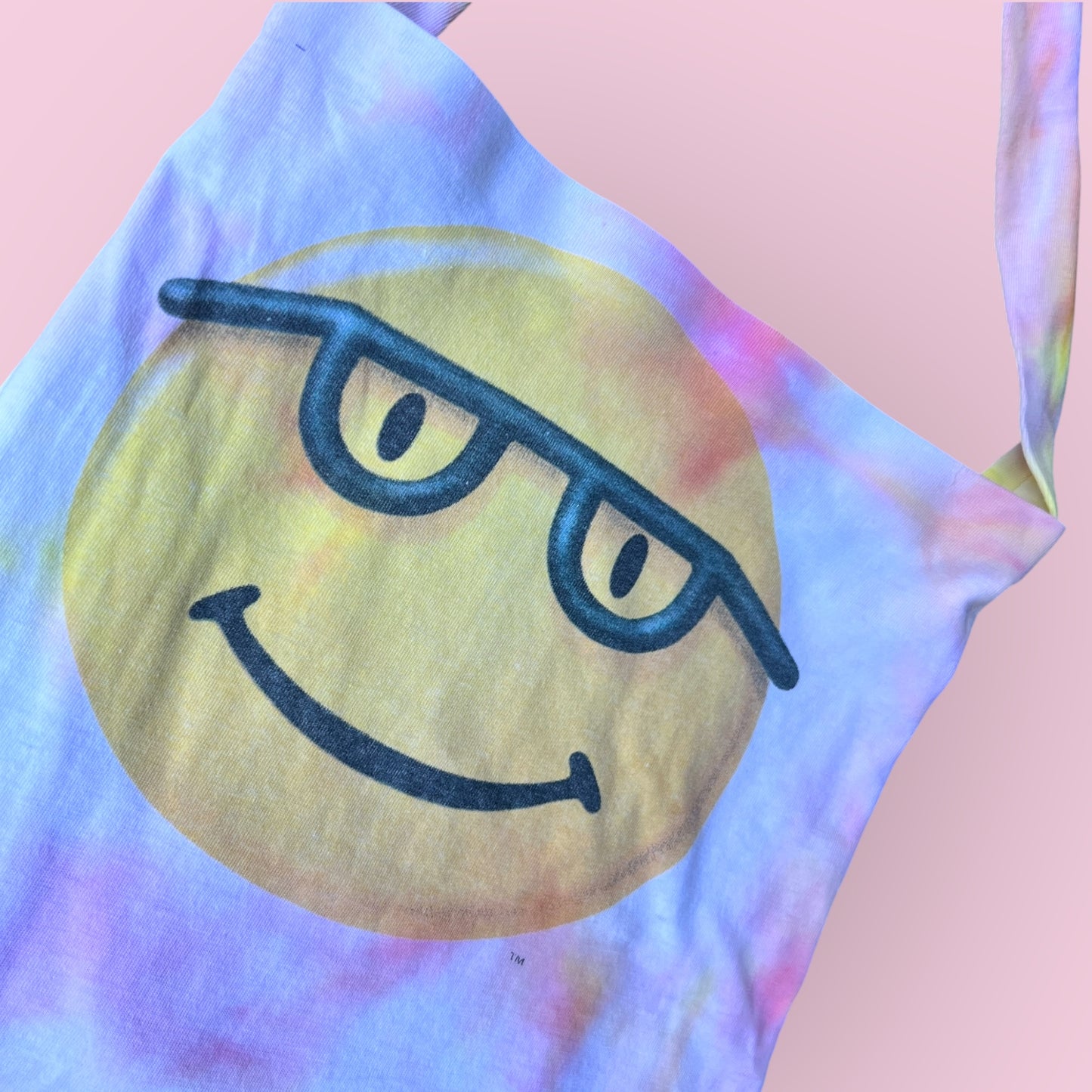 Up-Cycled Smiley Bob Tote