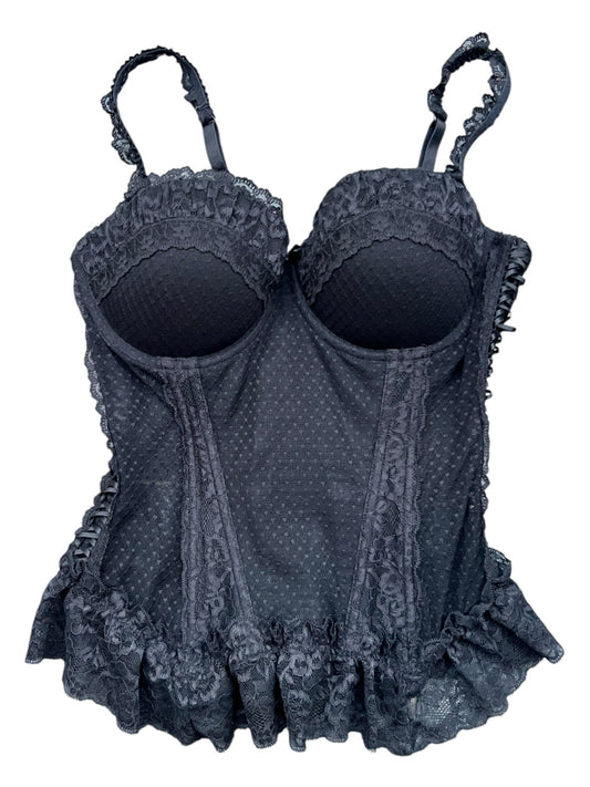 H&M black lace corset- 34B/C