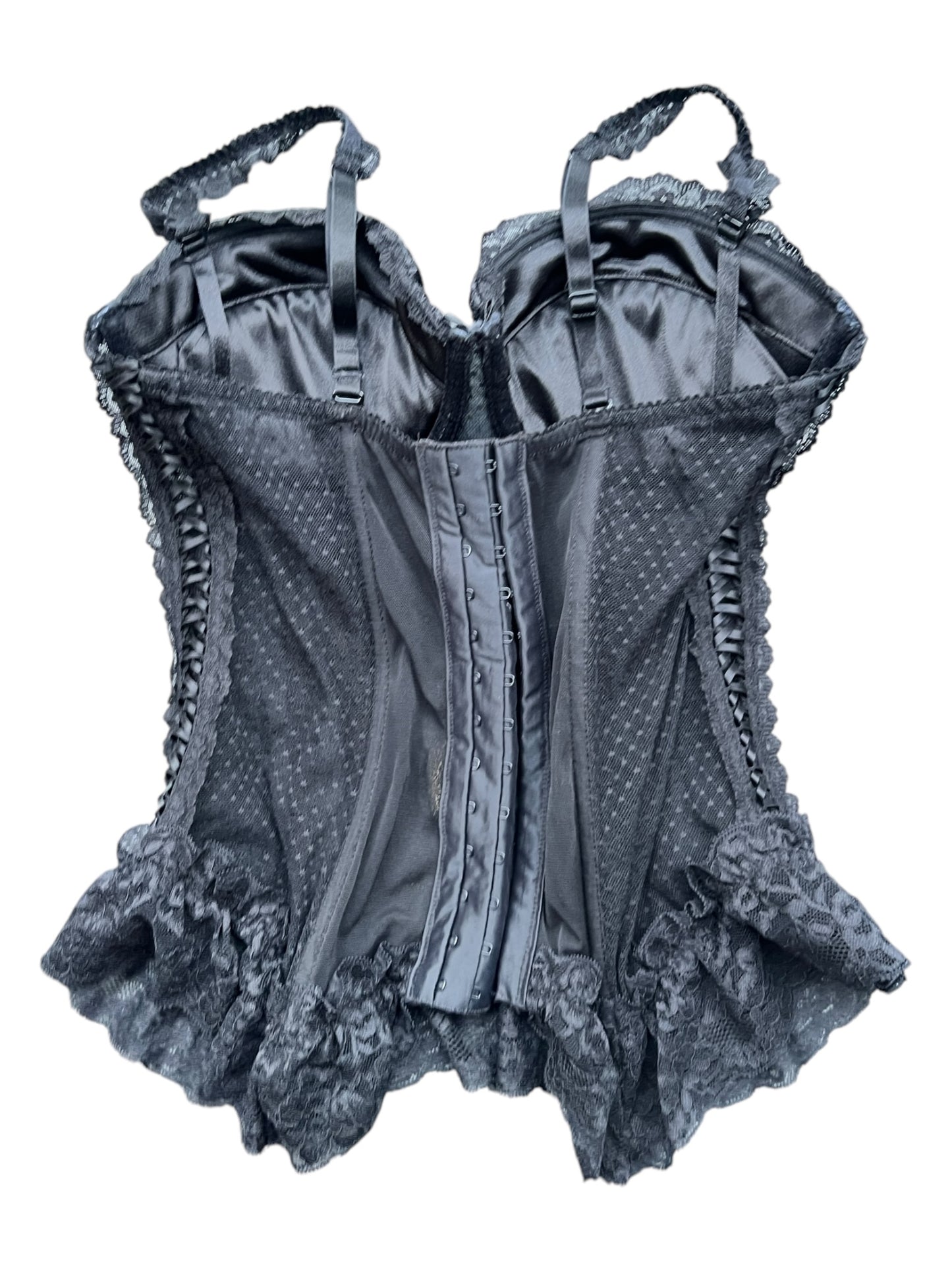 H&M black lace corset- 34B/C