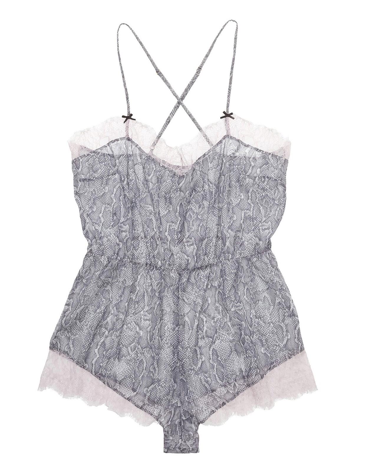 Elle Macpherson Intimates "WILD" ANIMAL PRINT LACE PLAYSUIT  – SIZE M